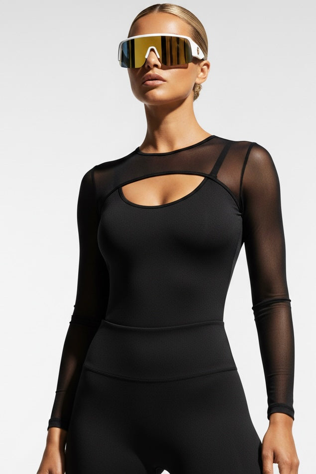 Edge Mesh Trui Lange Mouw