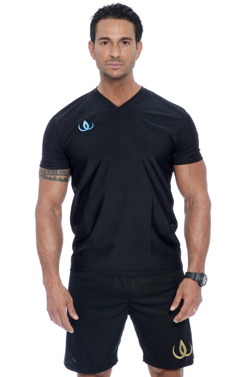 Black Tee blauw